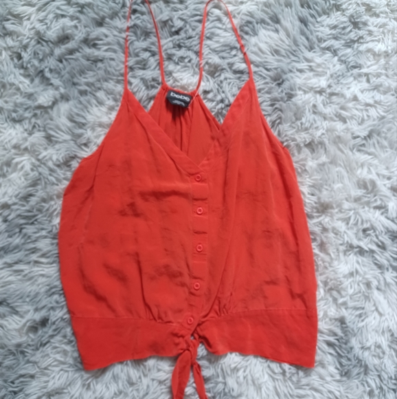 BEBE 100% Mulberry Silk TOP - Picture 5 of 10